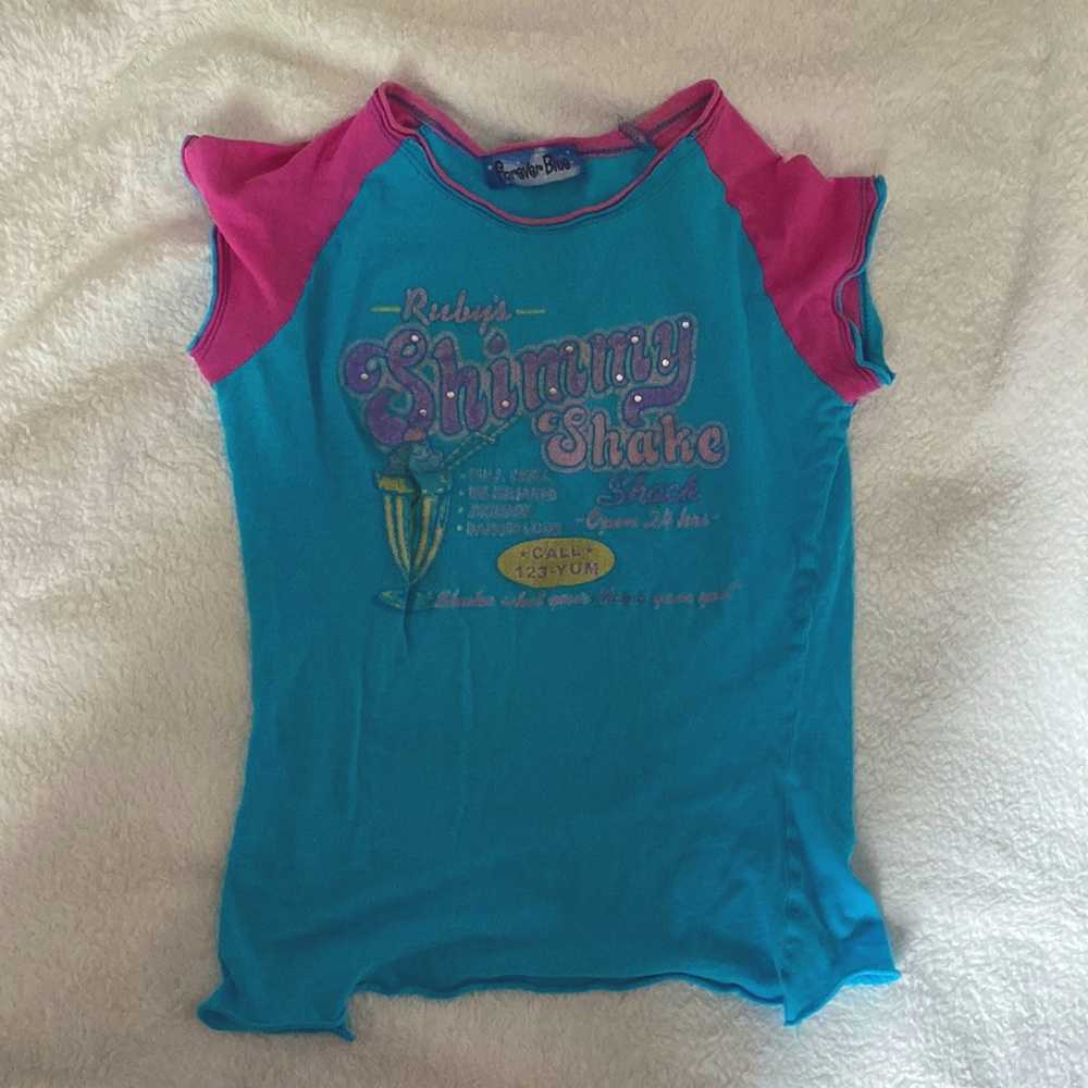 rhinestone baby tee